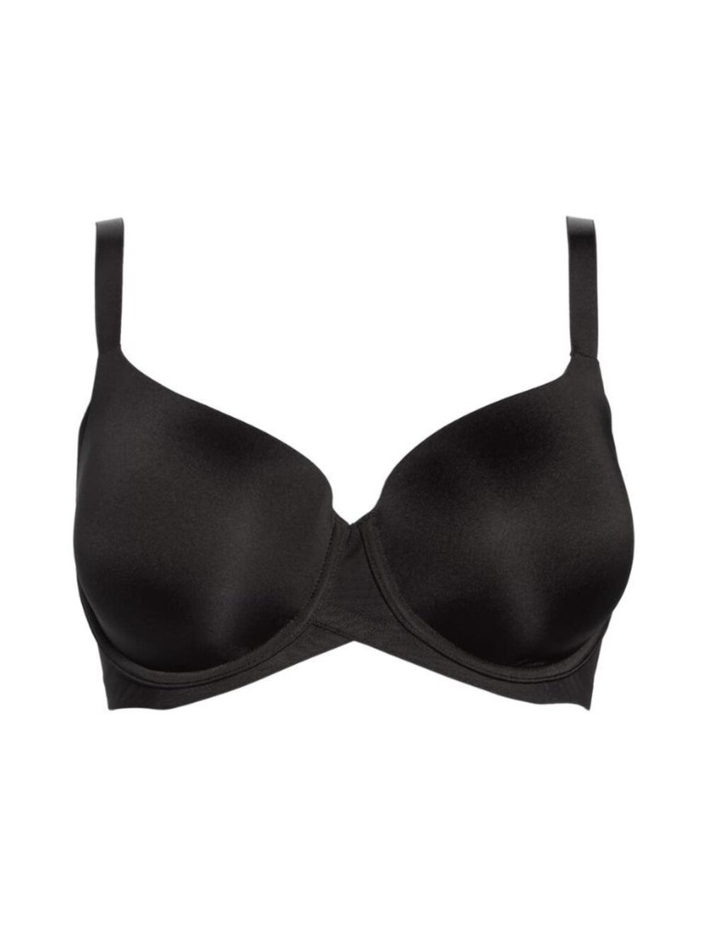 🆕WACOAL Ultimate Side Smoother Underwire T-Shirt Bra 40D Black #853281 - Picture 5 of 10